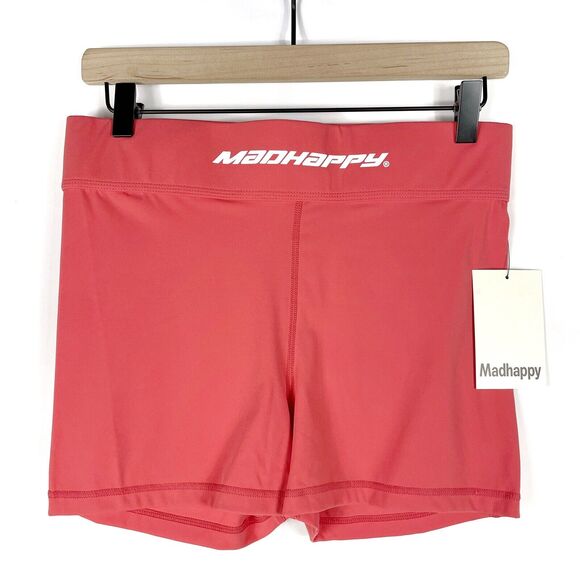 Madhappy Pants - Madhappy Bike Shorts Tech Sz L Women’s‎ Orange Athletics